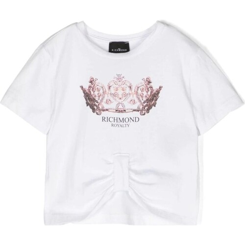 Vêtements Fille Saintwoods Skyline T-Shirt in Black John Richmond RGP24046TS Blanc