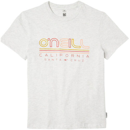 Vêtements Fille T-shirts manches courtes O'neill 3850009-11012 Gris