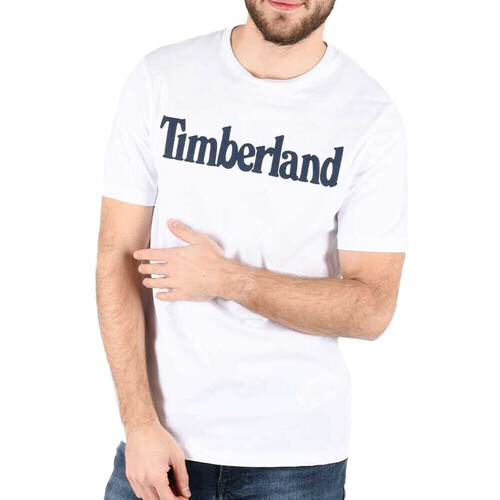 Vêtements Homme T-shirts & Polos Timberland A2C31 Blanc