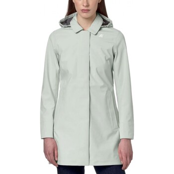 Vêtements Femme Vestes K-Way Trench-coat Mathy en jersey contrecoll gris sauge Gris