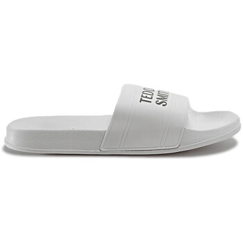 Chaussures Homme Petit : 1 à 2cm Teddy Smith CLAQUETTES  71744 BLANCHES Blanc