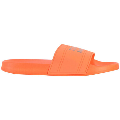 Chaussures Homme Petit : 1 à 2cm Teddy Smith CLAQUETTES  71744 ORANGES Orange
