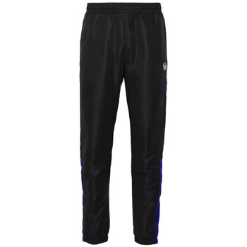 pantalon sergio tacchini  pantalon de survêtement abita  noir et bleu 