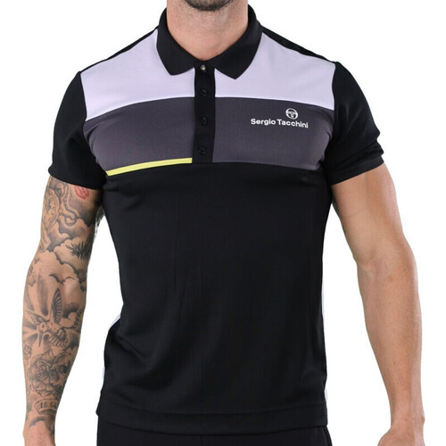 Vêtements Homme T-shirts & Polos Sergio Tacchini Polo  à manches courtes INCASTRO Noir