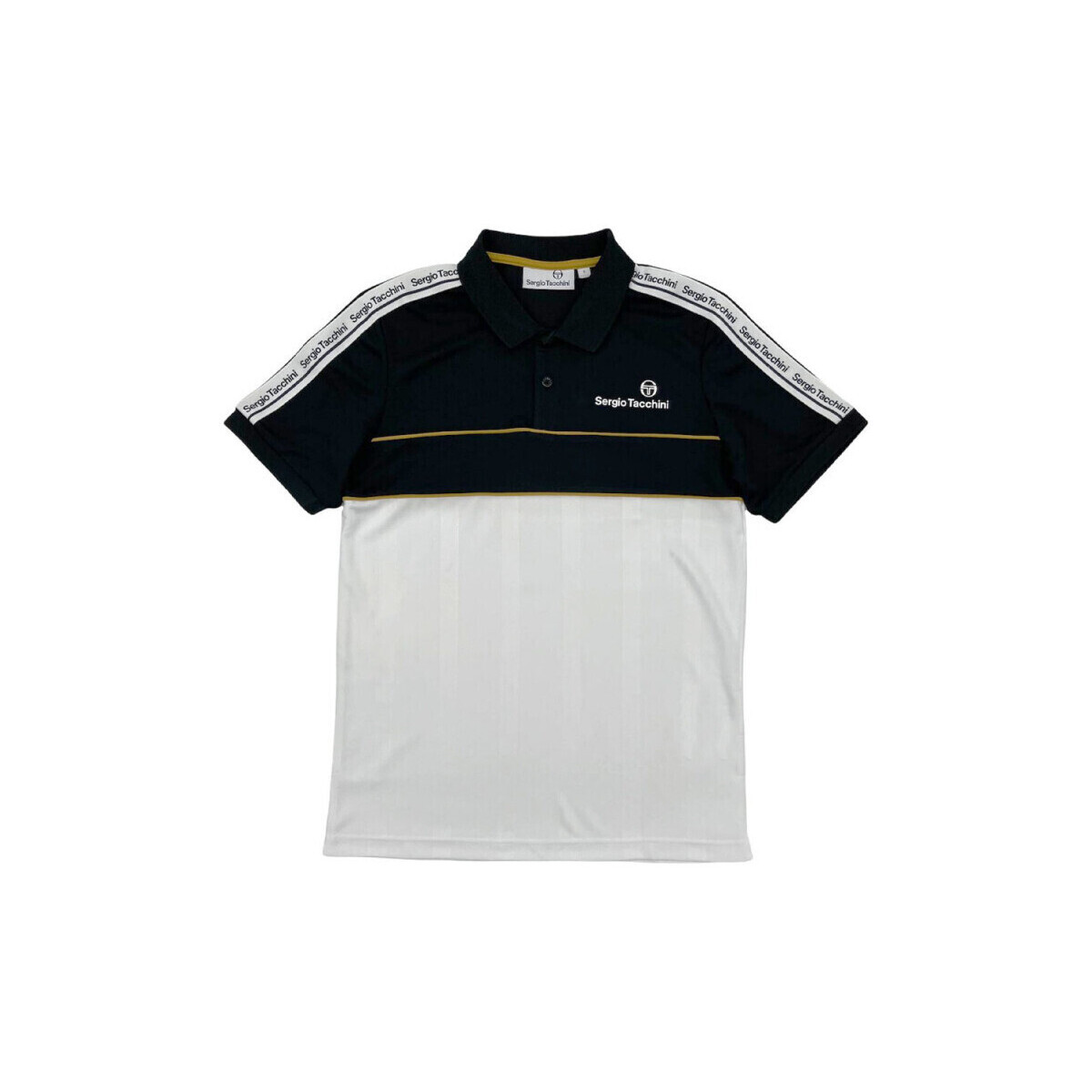 Vêtements Homme T-shirts & Polos Sergio Tacchini Polo  Nastro noir Blanc