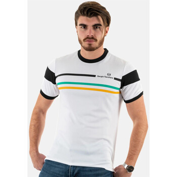 Vêtements Homme Bougeoirs / photophores Sergio Tacchini T-SHIRT  PLUG IN BLANC Blanc