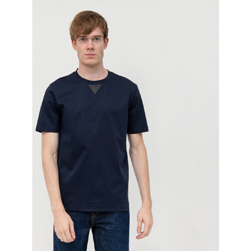 Vêtements Homme T-shirts & Polos BOSS T-SHIRT DOSMOPOLITAN  BLEU MARINE Bleu