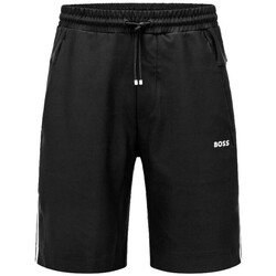 Vêtements lace-detail Shorts / Bermudas BOSS Short  Hicon Gym Noir