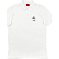 Vêtements Homme T-shirts & Polos BOSS Polo  Dichio blanc Blanc