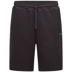 Vêtements lace-detail Shorts / Bermudas BOSS Short  Headlo Curved Noir