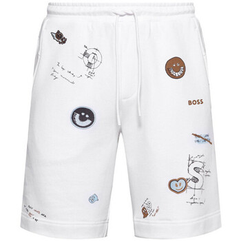 Vêtements Homme Shorts / Bermudas BOSS Short  Hoverart Blanc Blanc