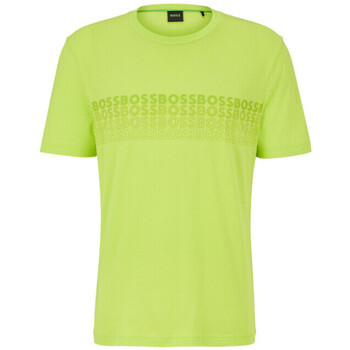 Vêtements Homme T-shirts & Polos BOSS T-SHIRT REGULAR FIT TEE 2  VERT Vert