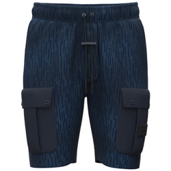 Vêtements Homme Shorts / Bermudas BOSS SHORT BLEU MARINE AVEC POCHES LATÉRALES DUNNAN Bleu
