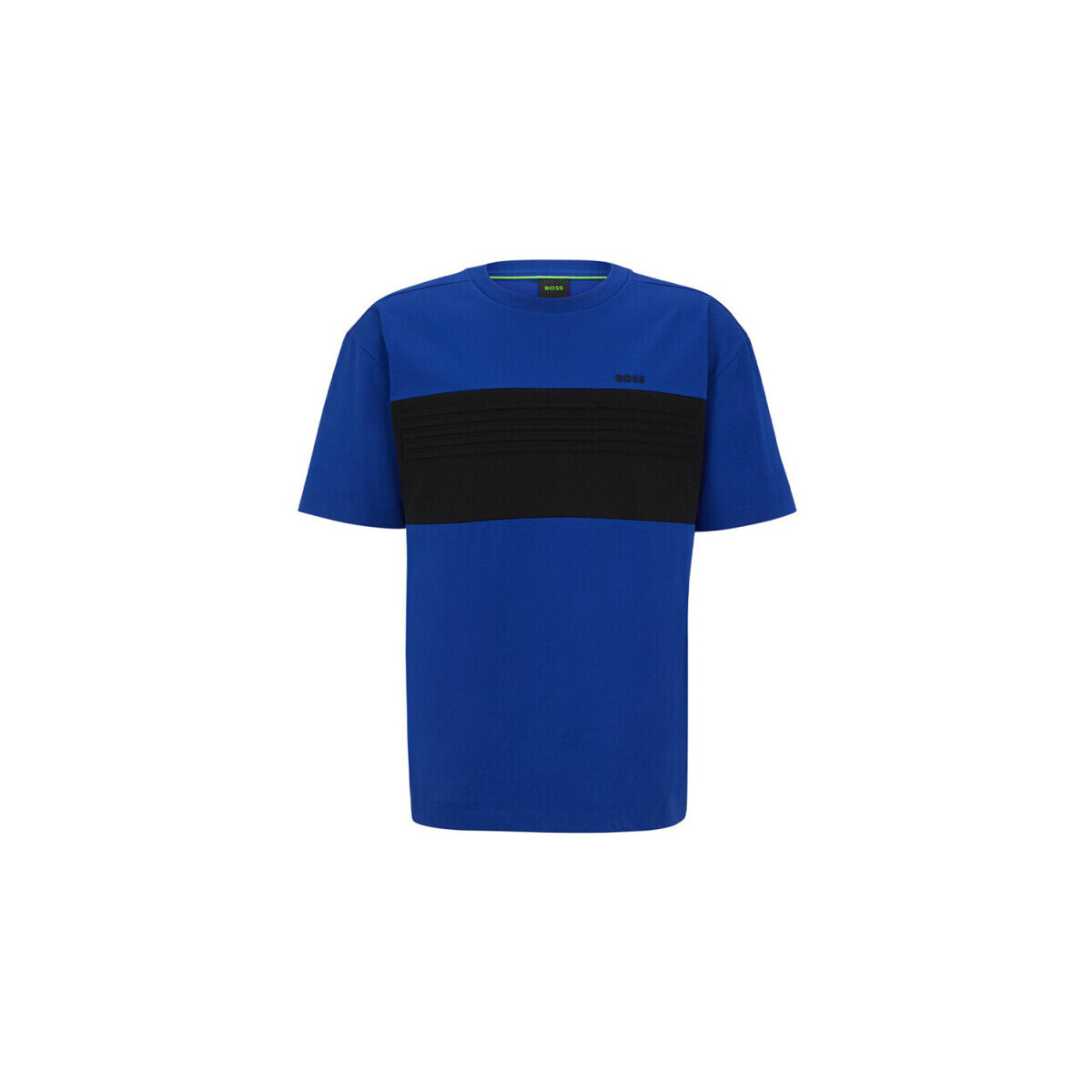 Vêtements Homme T-shirts & Polos BOSS T-SHIRT TEE 5  EN COTON POLYESTER BLEU Bleu