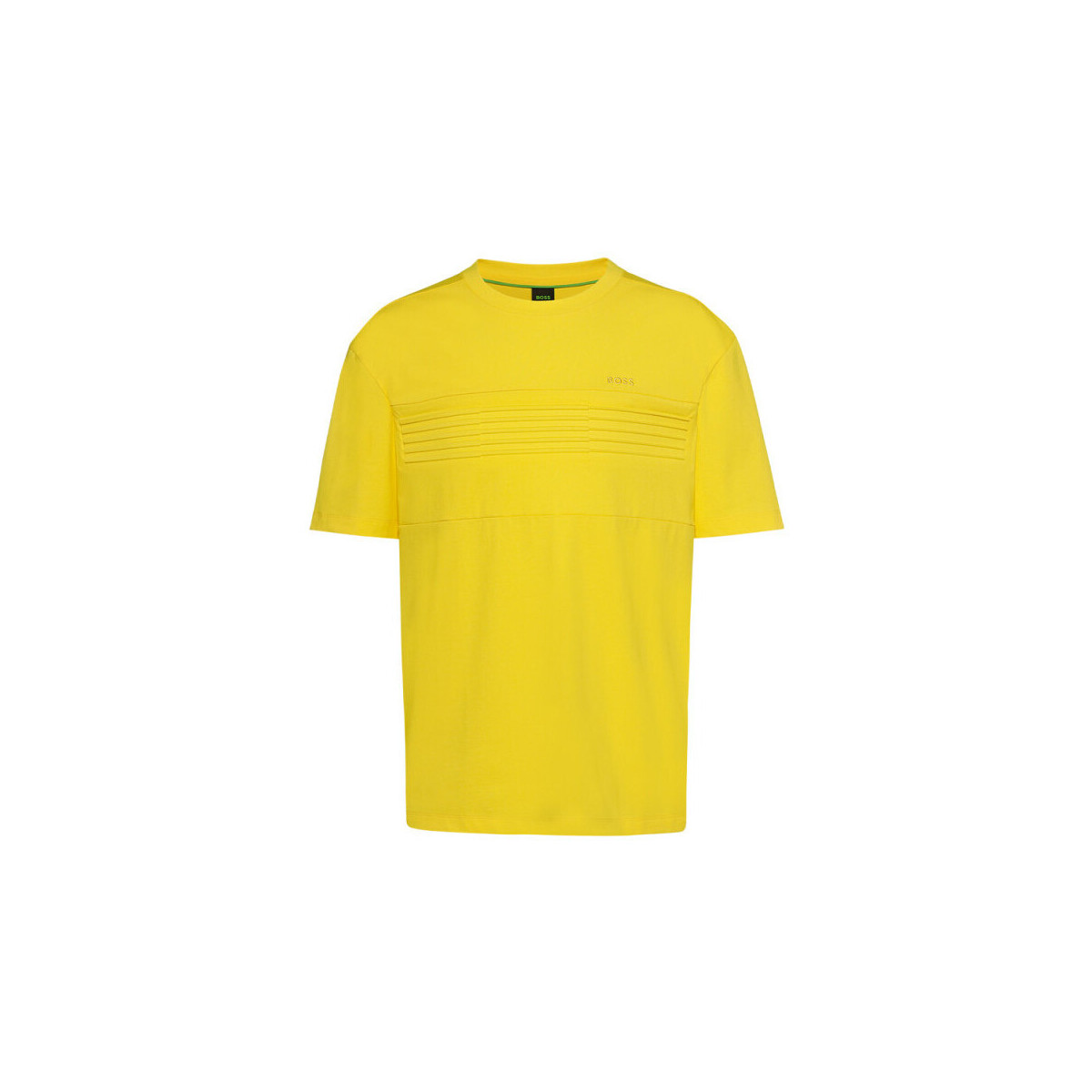 Vêtements Homme T-shirts & Polos BOSS T-SHIRT TEE 5  EN COTON POLYESTER JAUNE Jaune