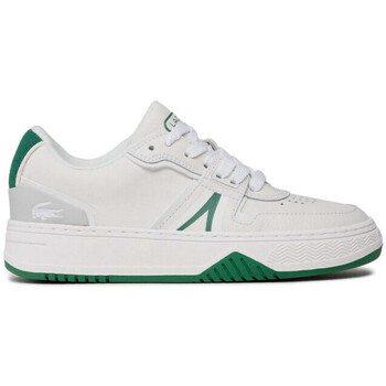 Chaussures Femme Baskets mode Lacoste Baskets  L001 0321 1 SFA WHT/GRN Leather Blanc