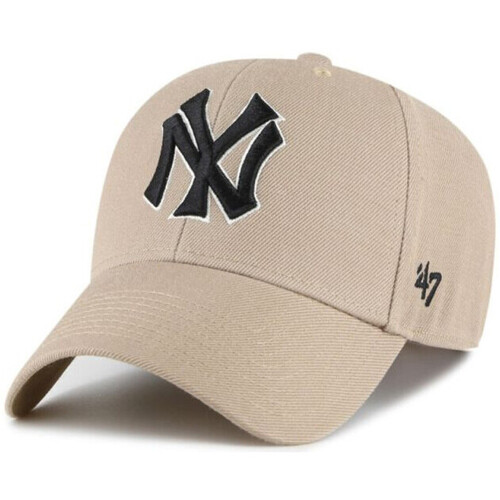 Accessoires textile Homme Casquettes '47 Brand CASQUETTE 47 BRAND NEW YORK YANKEES COOPERSTOWN MVP KHAKI Beige