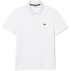 Vêtements Homme T-shirts & Polos Lacoste POLO  REGULAR FIT COTON POLYESTER BLANC Blanc