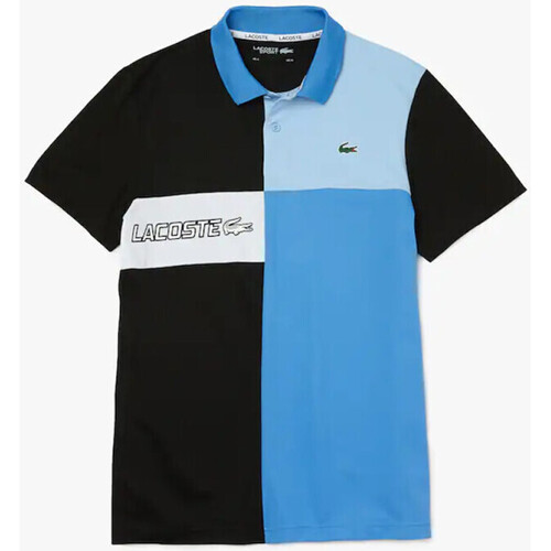 Vêtements Homme T-shirts & Polos Lacoste Polo  SPORT en piqué color-block avec marquage Noir
