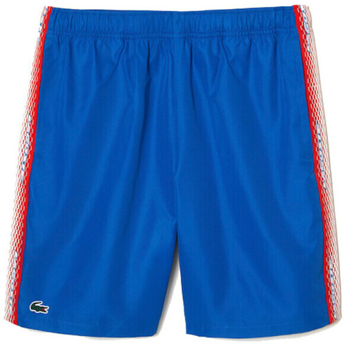 Vêtements Homme Shorts peplum / Bermudas Lacoste SHORT  TENNIS POLYESTER RECYCLÉ BLEU Bleu
