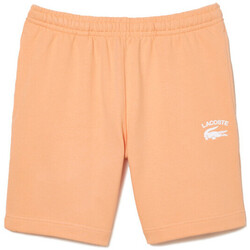 Vêtements Homme Shorts / Bermudas Lacoste SHORT HOMME  AVEC BRODERIE ORANGE Orange