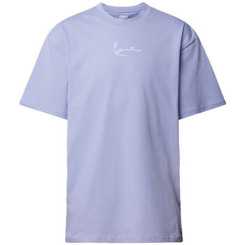 Vêtements Homme T-shirts & Polos Karl Kani T-SHIRT  SMALL SIGNATURE VIOLET Violet