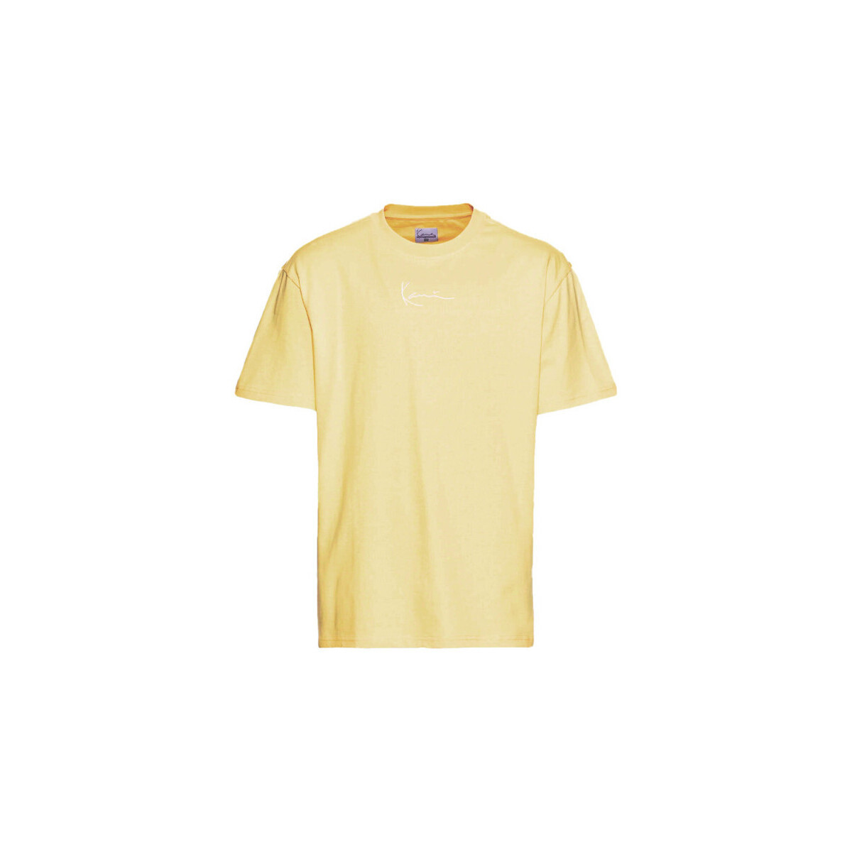 Vêtements Homme T-shirts & Polos Karl Kani T-SHIRT  SMALL SIGNATURE JAUNE Jaune