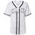 Vêtements Homme T-shirts & Polos Karl Kani T-SHIRT  SERIF PINSTRIPE BASEBALL SHIRT BLANC Blanc
