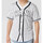 Vêtements Homme T-shirts & Polos Karl Kani T-SHIRT  SERIF PINSTRIPE BASEBALL SHIRT BLANC Blanc