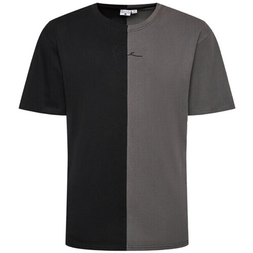Vêtements Homme T-shirts & Polos Karl Kani T-SHIRT  SMALL SIGNATURE SPLIT TEE NOIR Noir