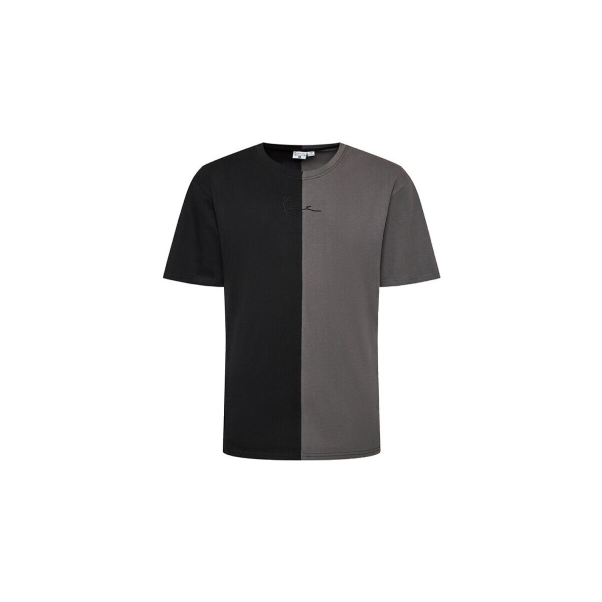 Vêtements Homme T-shirts & Polos Karl Kani T-SHIRT  SMALL SIGNATURE SPLIT TEE NOIR Noir