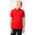 Vêtements Homme T-shirts & Polos Lacoste POLO HOMME  À BANDES SIGLÉES EN MINI PIQUÉ ROUGE Rouge