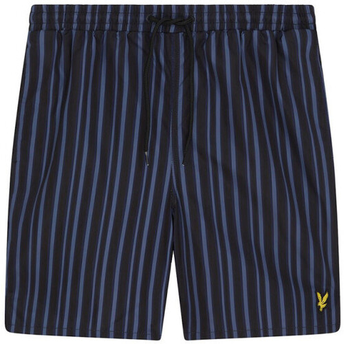 Vêtements Homme Shorts / Bermudas Lyle & Scott Short  VERTICAL STRIPE bleu marine Bleu
