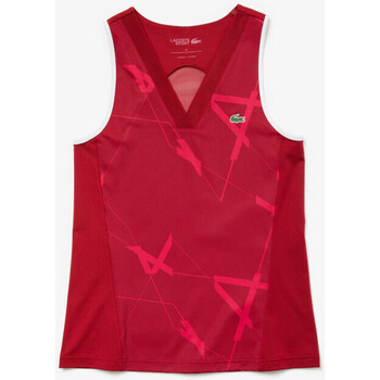 Vêtements Femme T-shirts & Polos Lacoste Débardeur respirant Tennis  SPORT rouge Rouge