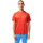 Vêtements Homme T-shirts & Polos Lacoste T-SHIRT HOMME  TENNIS EN PIQUÉ INDEMAILLABLE ROUGE Rouge
