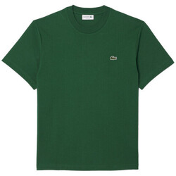Vêtements Homme T-shirts & Polos Lacoste T-SHIRT  CLASSIC FIT EN JERSEY DE COTON VERT Vert