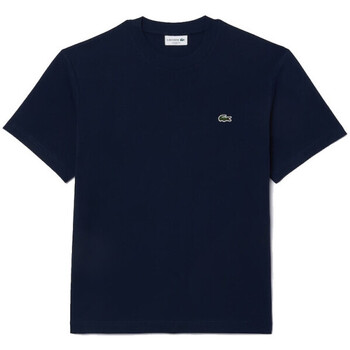 Vêtements Homme T-shirts & Polos Lacoste T-SHIRT  CLASSIC FIT EN JERSEY DE COTON BLEU MARINE Bleu