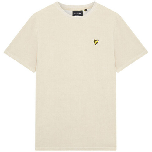 Vêtements Homme T-shirts & Polos Lyle & Scott T-SHIRT  CREST TIPPED BEIGE Beige