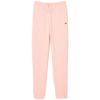Vêtements Homme Pantalons Logo Lacoste PANTALON DE SURVÊTEMENT ROSE CLAIR FEMME  EN MOLLETON Rose