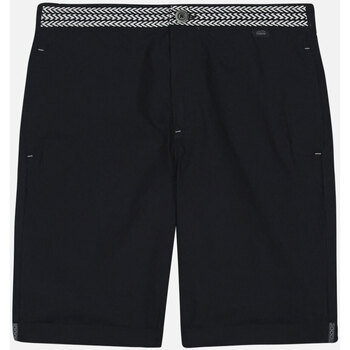 Vêtements Homme Shorts Denim / Bermudas Oxbow Bermuda uni taille demi-élastiquée OMERY Noir