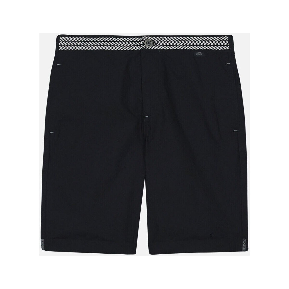 Vêtements Homme Shorts / Bermudas Oxbow Bermuda uni taille demi-élastiquée OMERY Noir