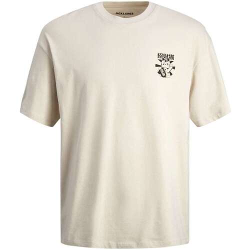 Vêtements Homme T-shirts manches courtes Jack & Jones 161380VTPE24 Beige