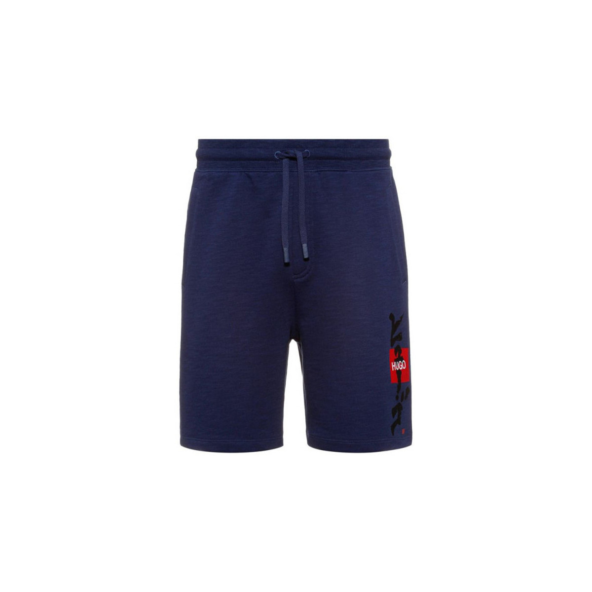 Vêtements Homme Shorts / Bermudas BOSS Short Dilson  bleu marine en molleton de coton Bleu