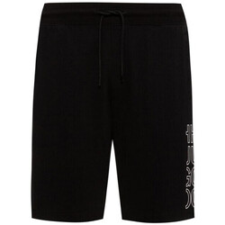 Vêtements lace-detail Shorts / Bermudas BOSS Short Doolio  noir à logo revisité Noir