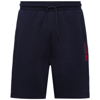 Vêtements Homme Shorts / Bermudas BOSS Short Doshi211  bleu marine à logo vertical revisité Bleu