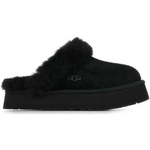 Chaussures Femme Chaussons UGG W Disquette Noir