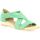 Chaussures Femme Sandales et Nu-pieds Exit Nu pieds cuir velours   d'eau Vert