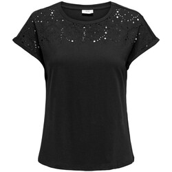 Vêtements Femme T-shirts manches courtes JDY 15318216 Noir