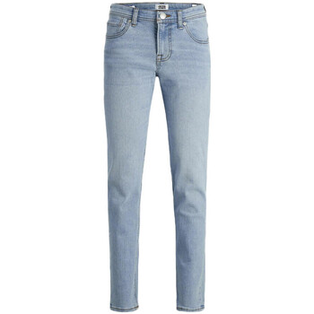 Vêtements Garçon Shorts Jeans slim Jack & Jones 12252526 Bleu