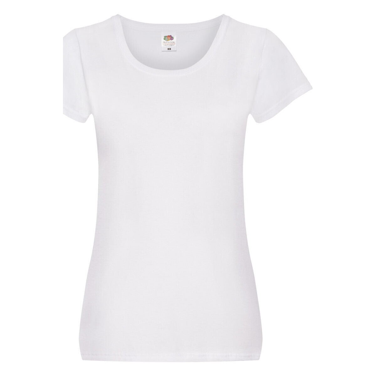 Vêtements Femme T-shirts manches longues Fruit Of The Loom Original Blanc